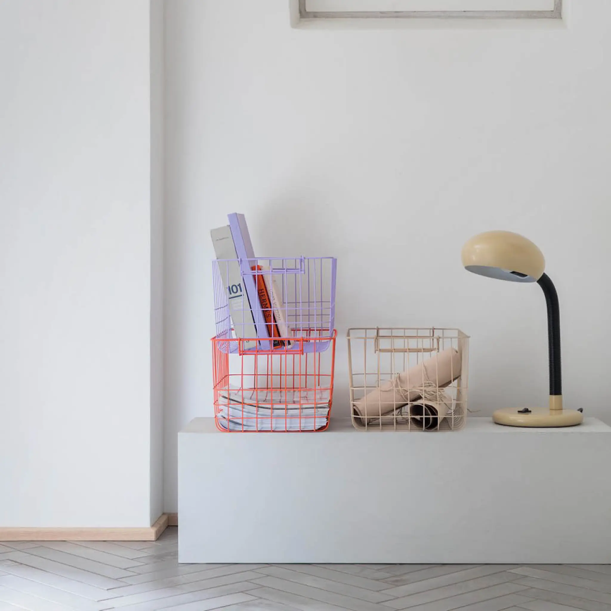 Mette Ditmer STORE-IT metallkorg 37x26x20 cm sand