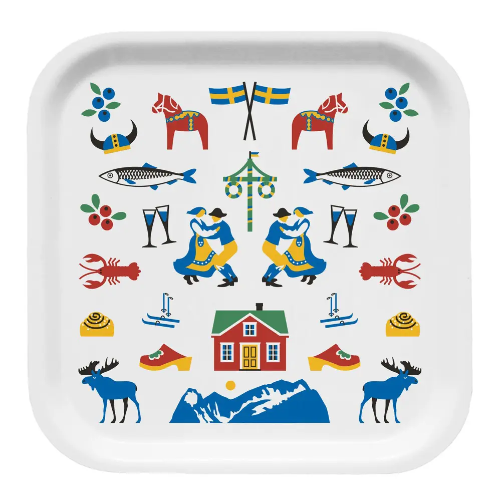 Sweden Traditions Tarjotin 32x32 cm
