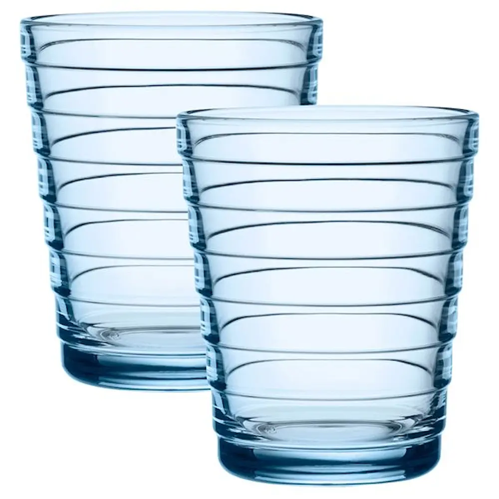 Aino Aalto Juomalasi 22 cl 2 kpl Vedensininen