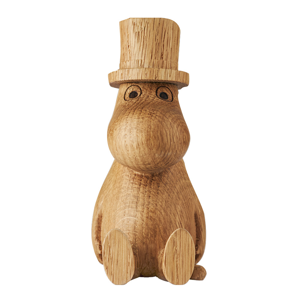 Moomin - Muumi Puukoriste Muumipappa 10 cm Tammi