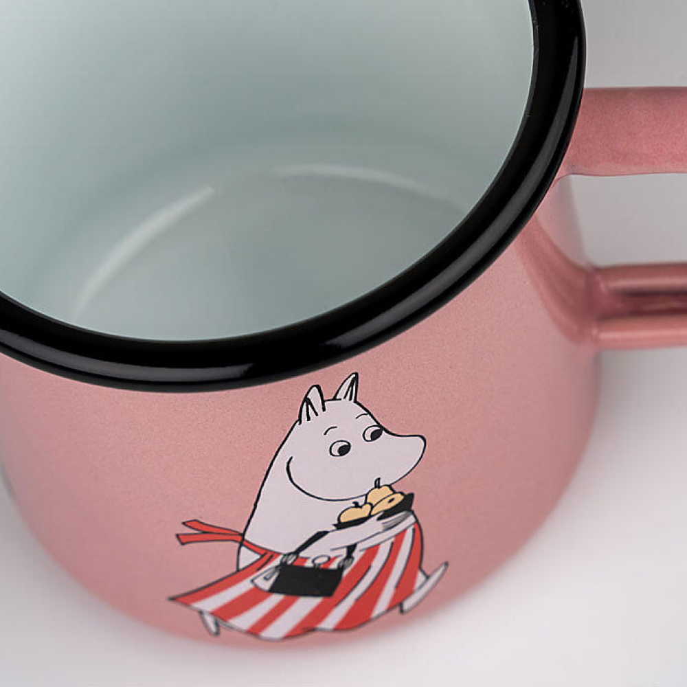 Muurla Mummikopp emalje mumimamma retro 37 cl