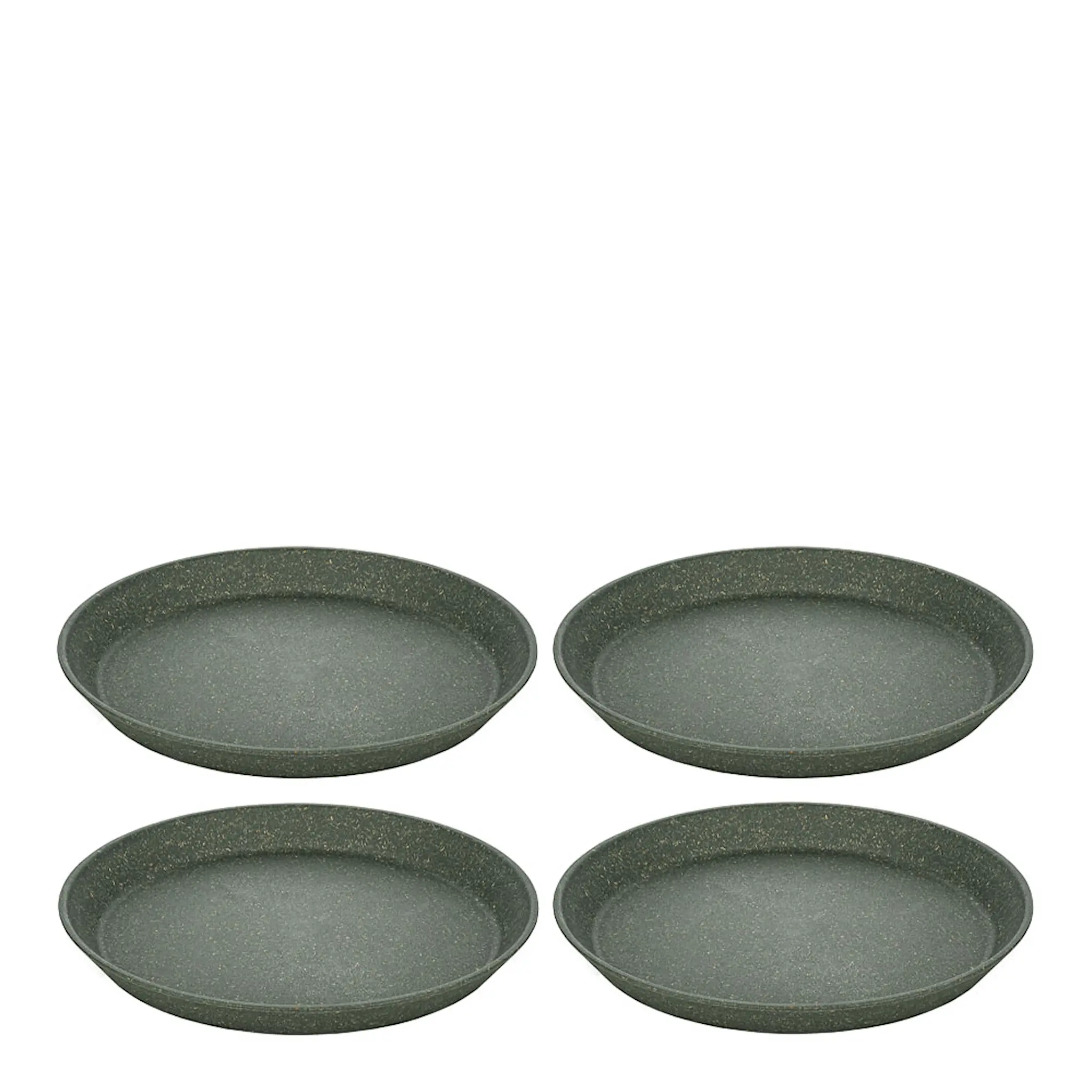 Koziol Connect Lautanen 20,5 cm 4 kpl Tummanharmaa