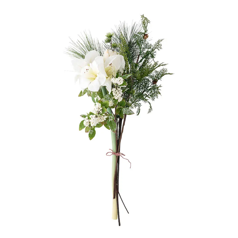 Kristin bukett kunstige blomster 105 cm hvit