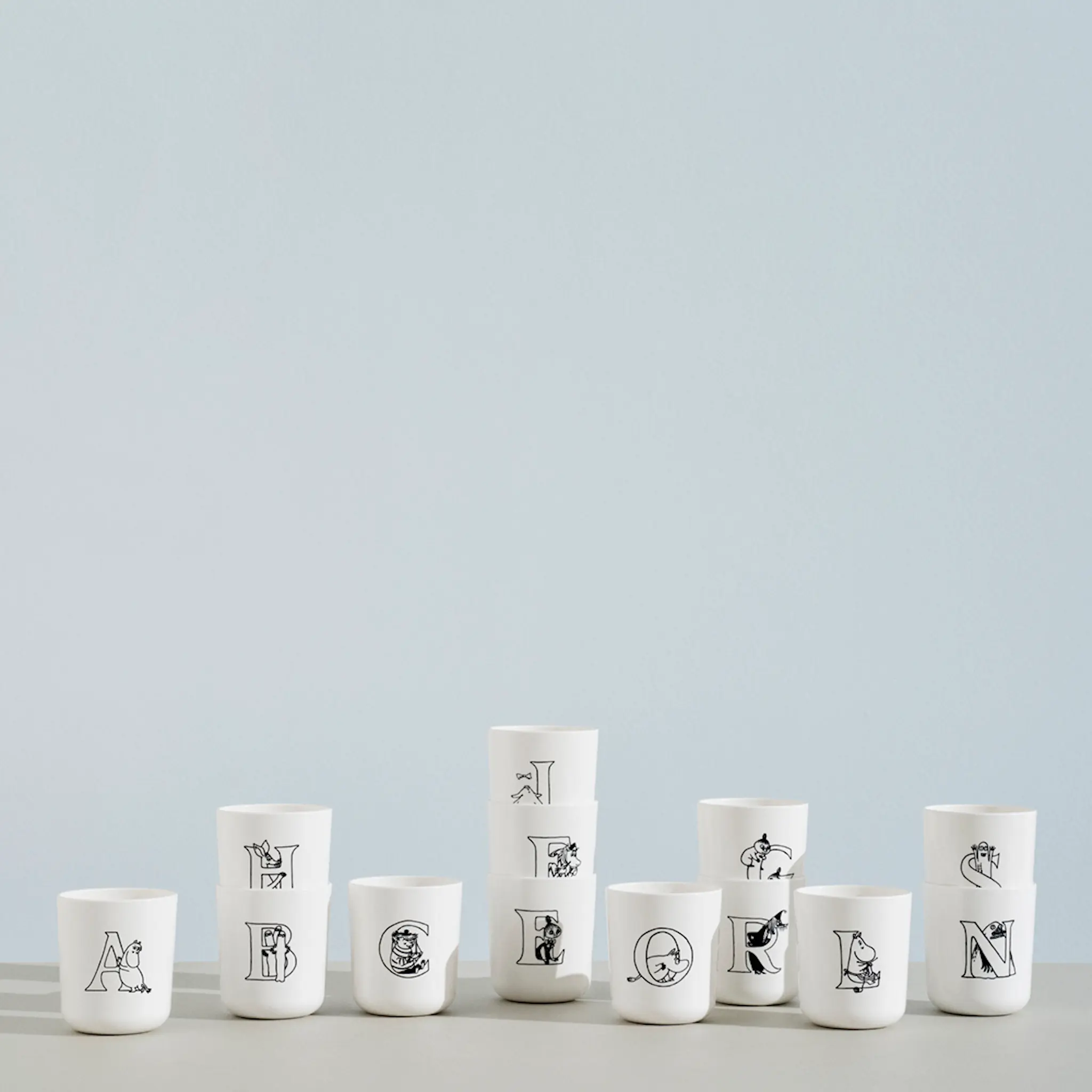 RIG-TIG Moomin ABC Mugg 20 cl Q Vit