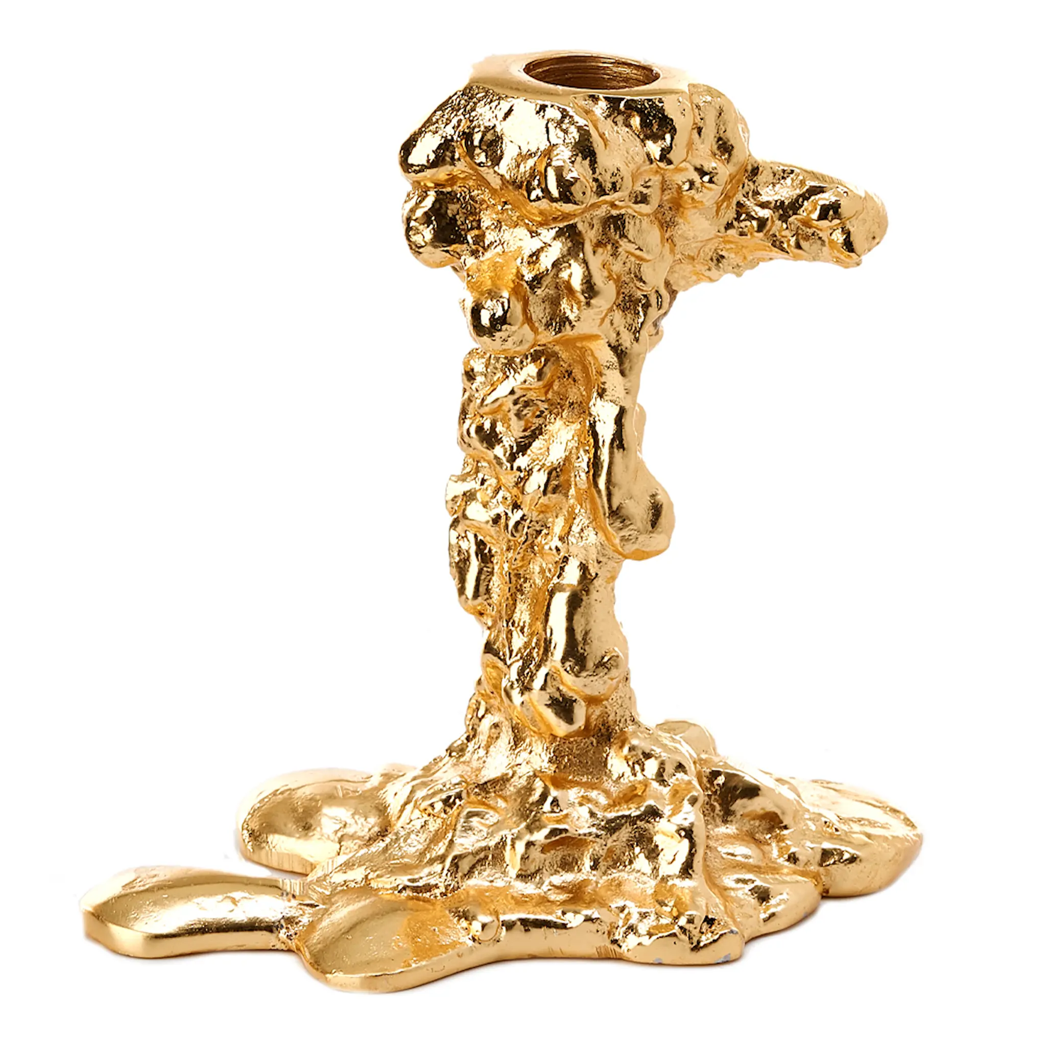 Pols Potten Drip Ljusstake 14 cm Guld
