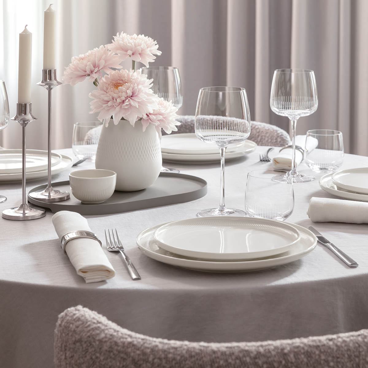 Villeroy & Boch Afina Lautanen 27 cm Valkoinen