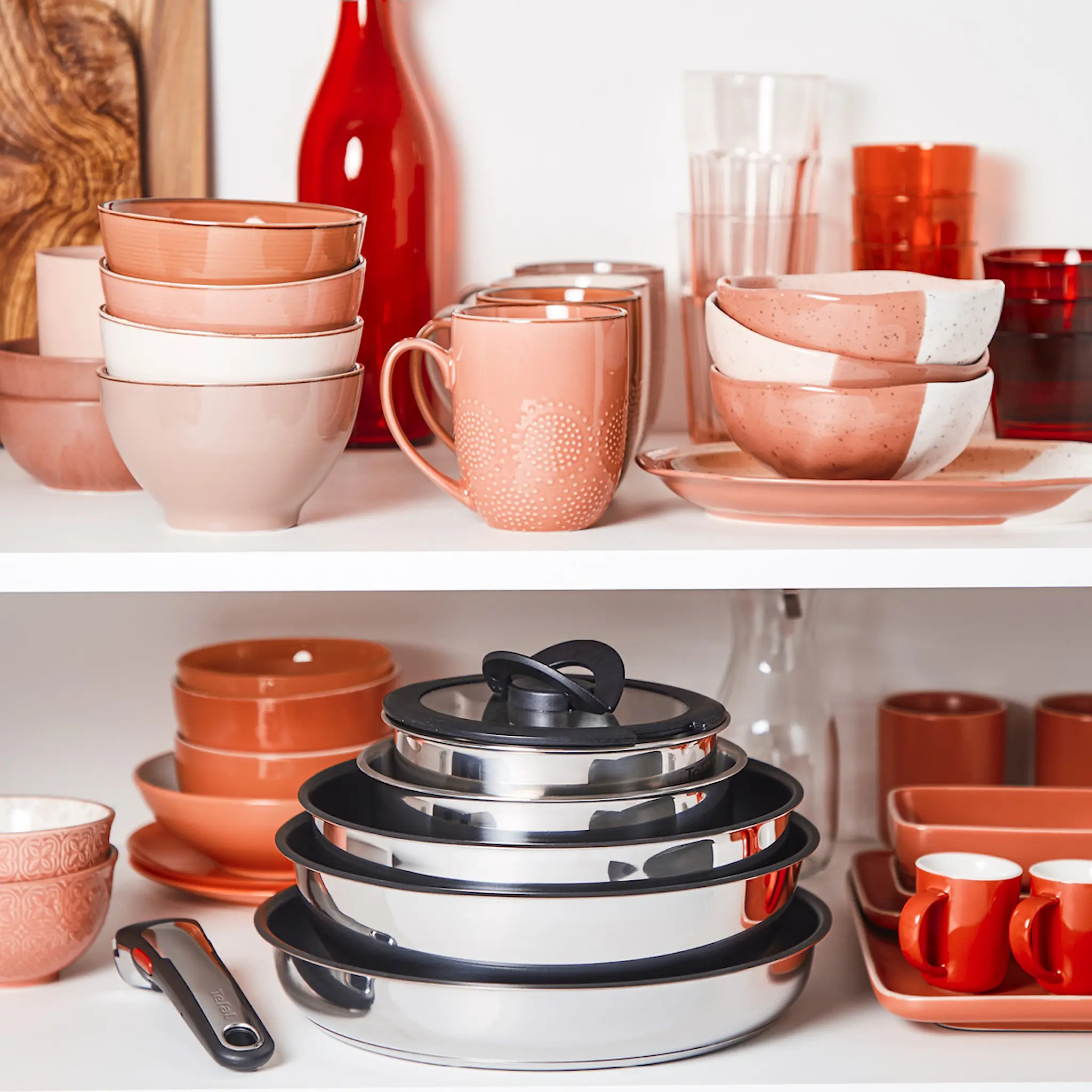 Tefal Ingenio Emotion grytset 4 delar 16+18+20 cm