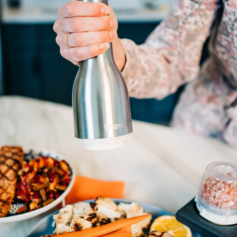 FinaMill Uppladdningsbar Kvarn 22,7 cm Rostfritt stål