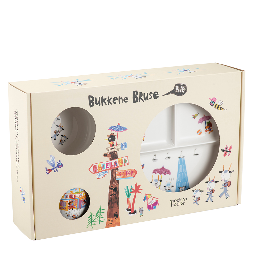 Modern House Bukkene Bruse barnservis 3 delar