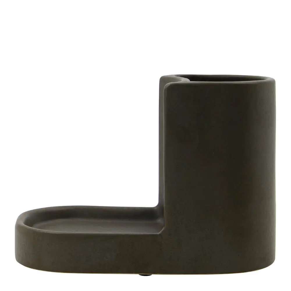 Datura Harja- ja saippuateline 18x13 cm Tummanharmaa