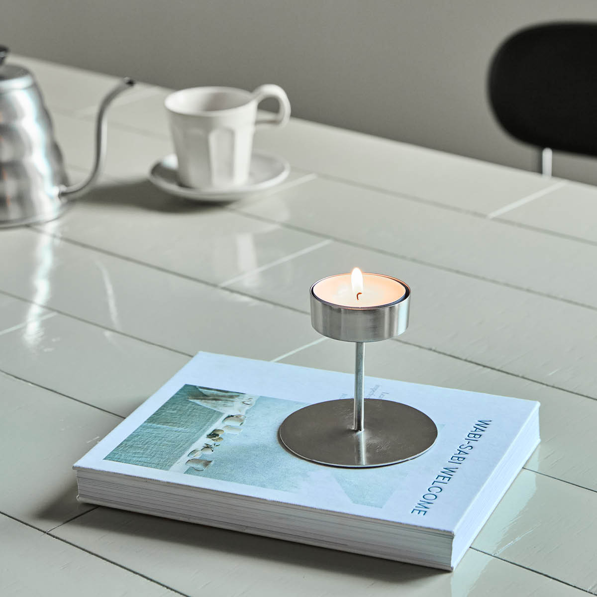 House Doctor Anit värmeljushållare 10,5x10 cm silverfinish
