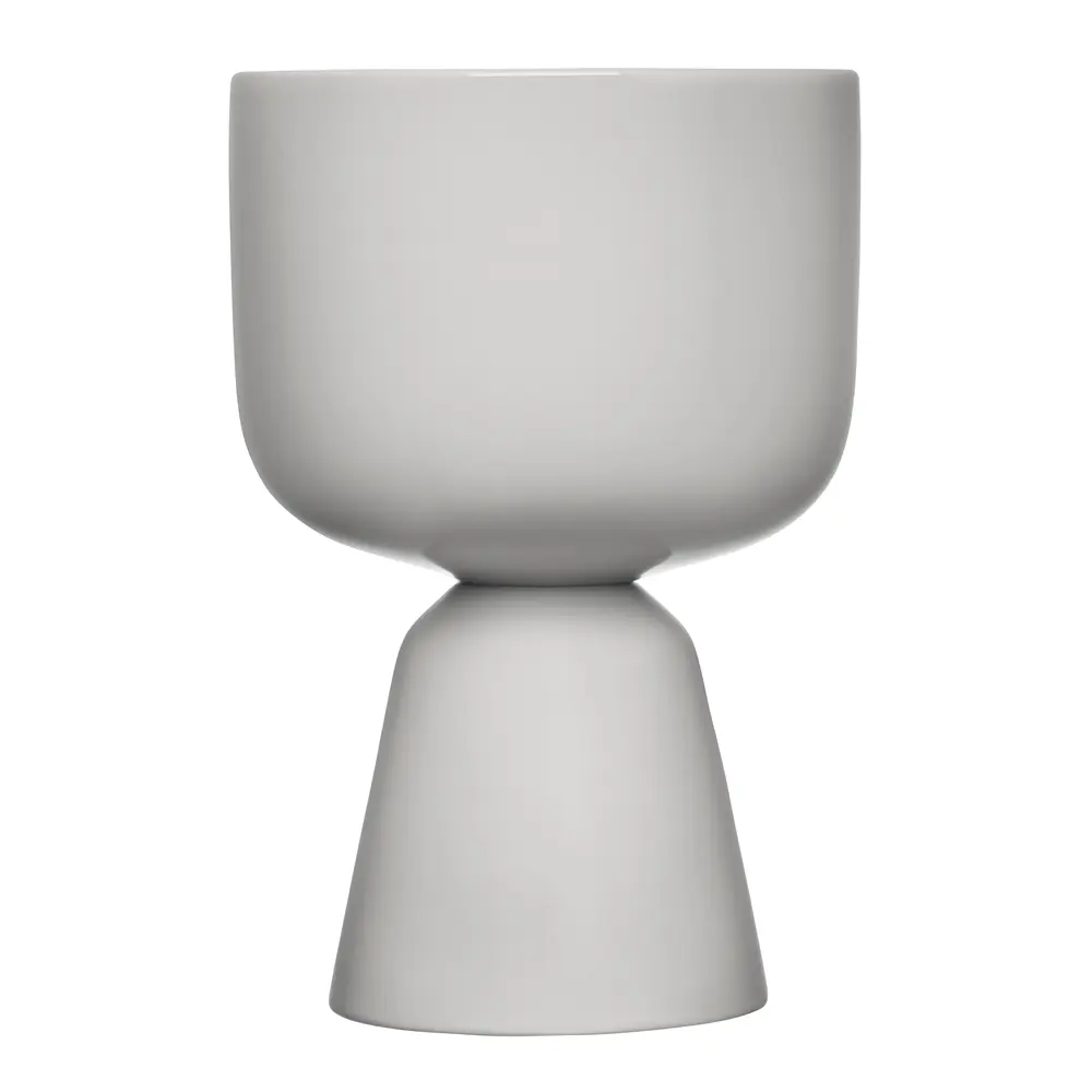 Nappula blomsterpotte 23x15,5 cm lysgrå