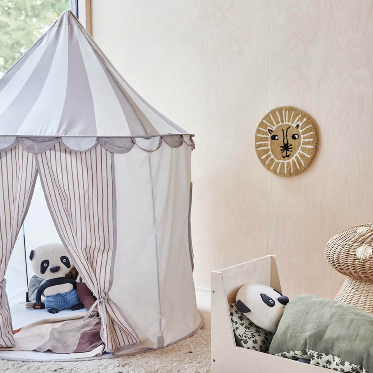 OYOY Circus barntält 100x135 cm Clay