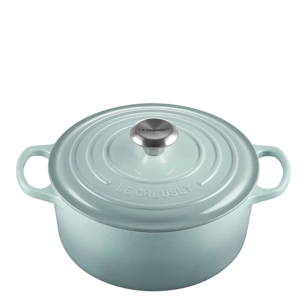 Signature Valurautapata pyöreä 24 cm 4,2 L Sea Salt