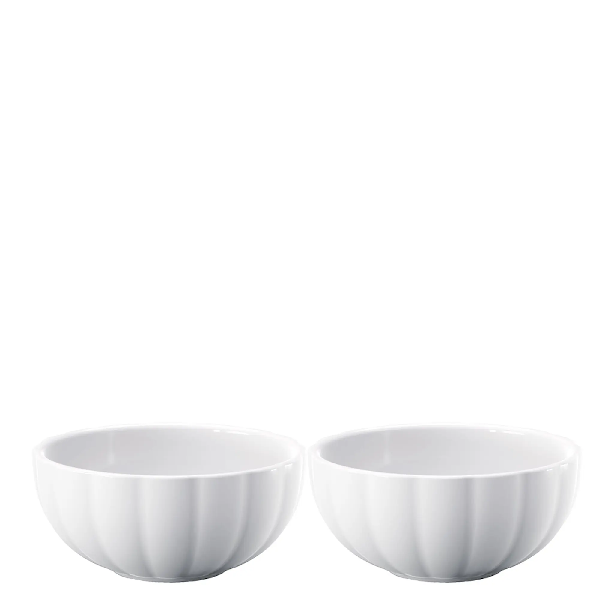 Georg Jensen Bernadotte skål 6,5 cl 2-pack vit