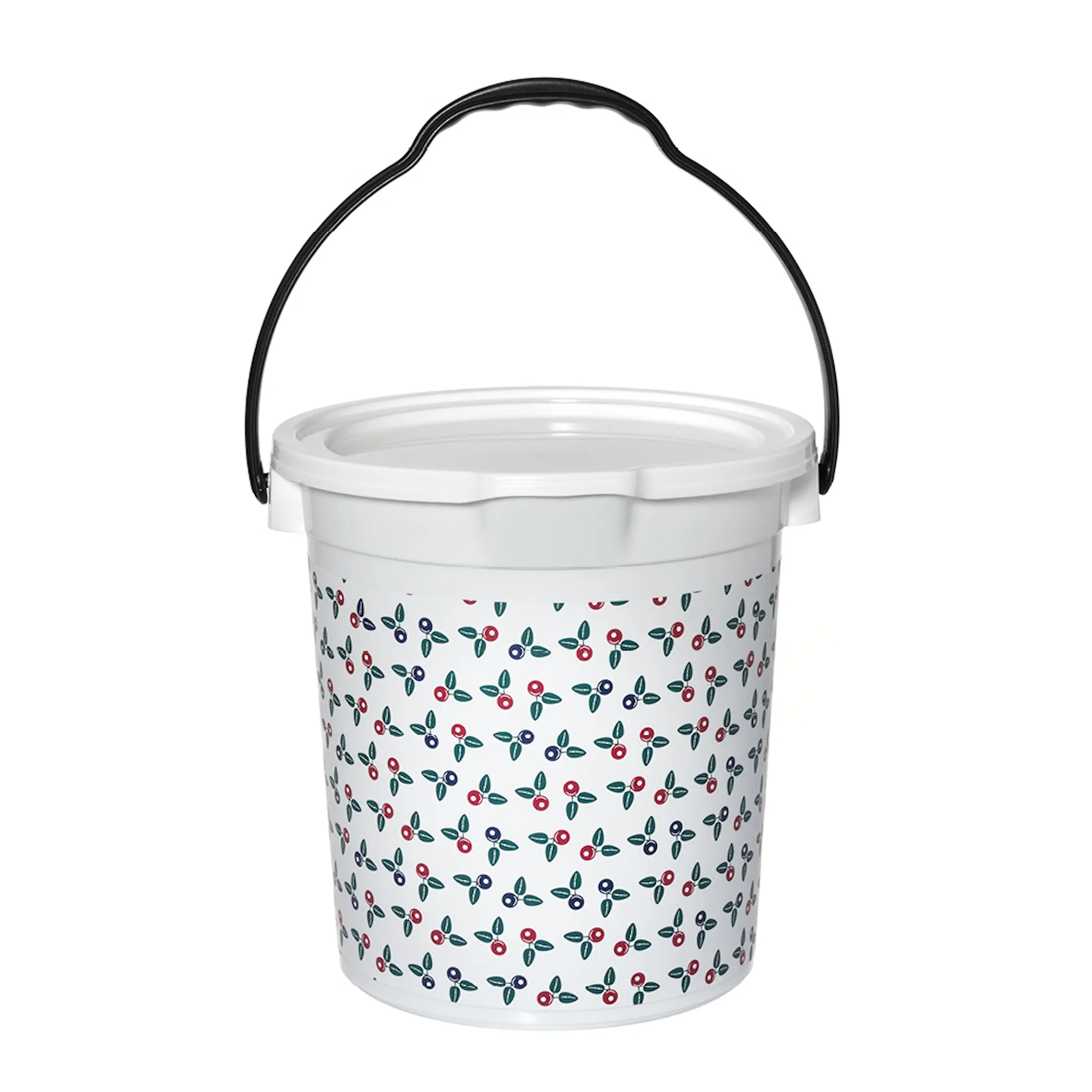 Marjukka Hink med lock 10 L Vit