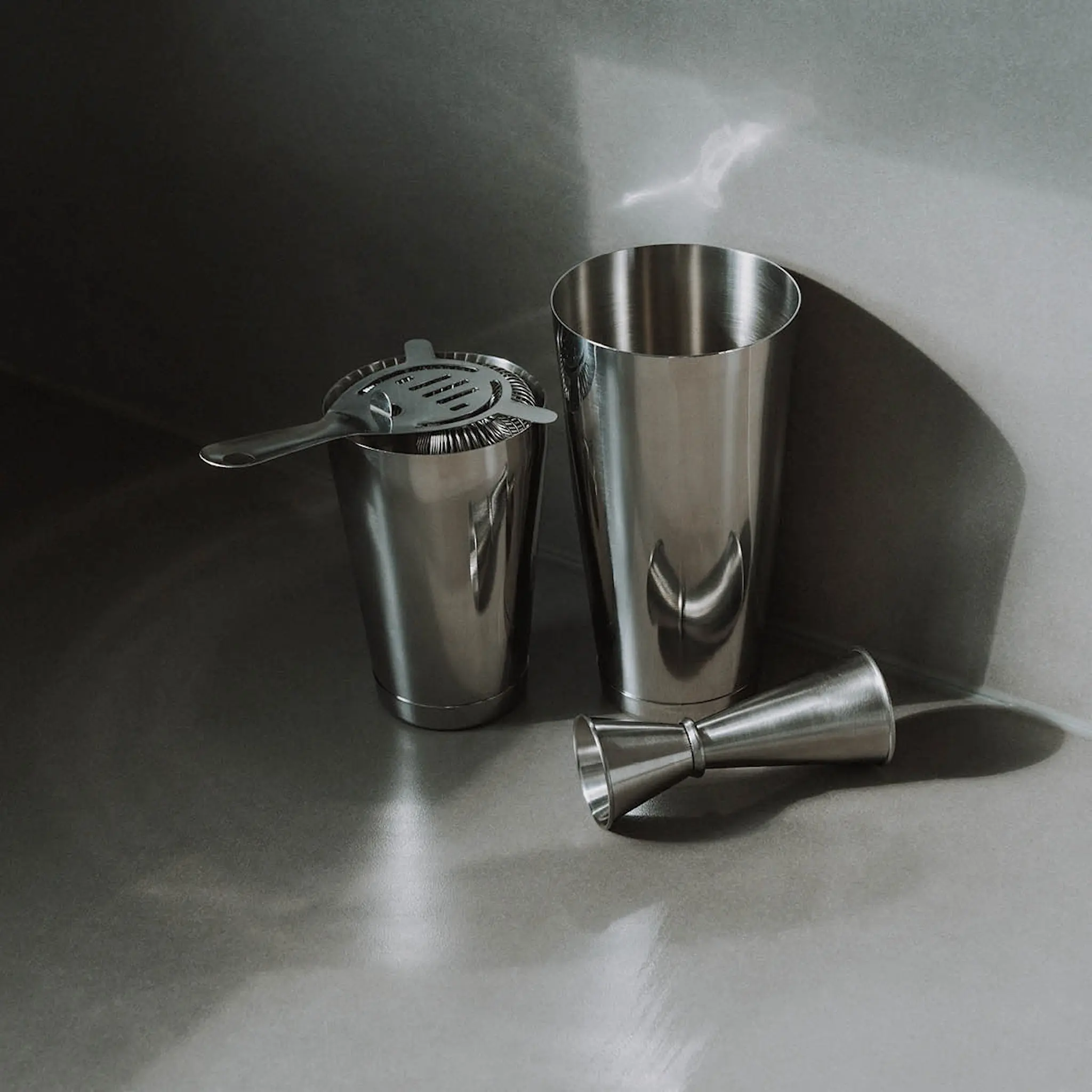 Stiernholm Drink Collection bostonshaker 75 cl børstet