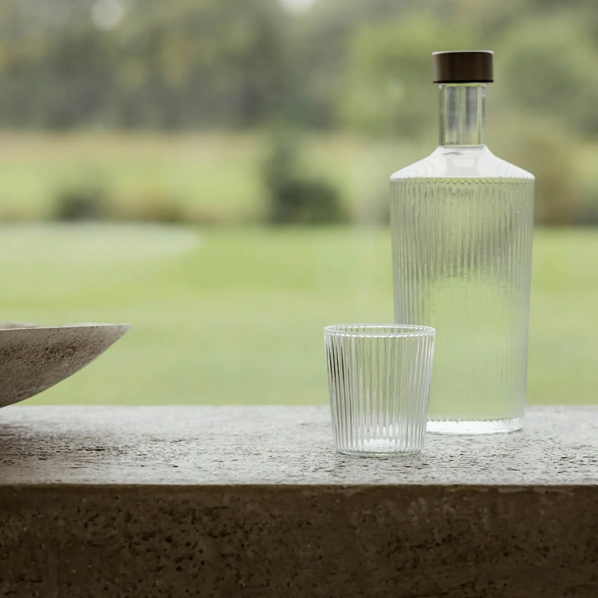 Paveau Ribbed Elegance glas White Haven 25 cl klar