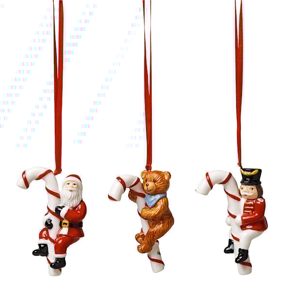 Ornament Polkagrisar Set 3 Delar