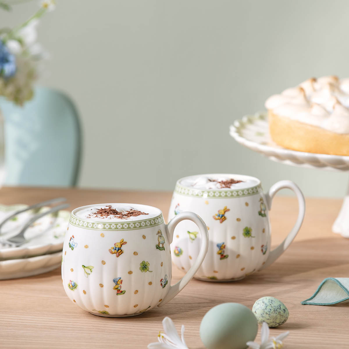 Villeroy & Boch Easter Delight mugg 36 cl 2-pack vit