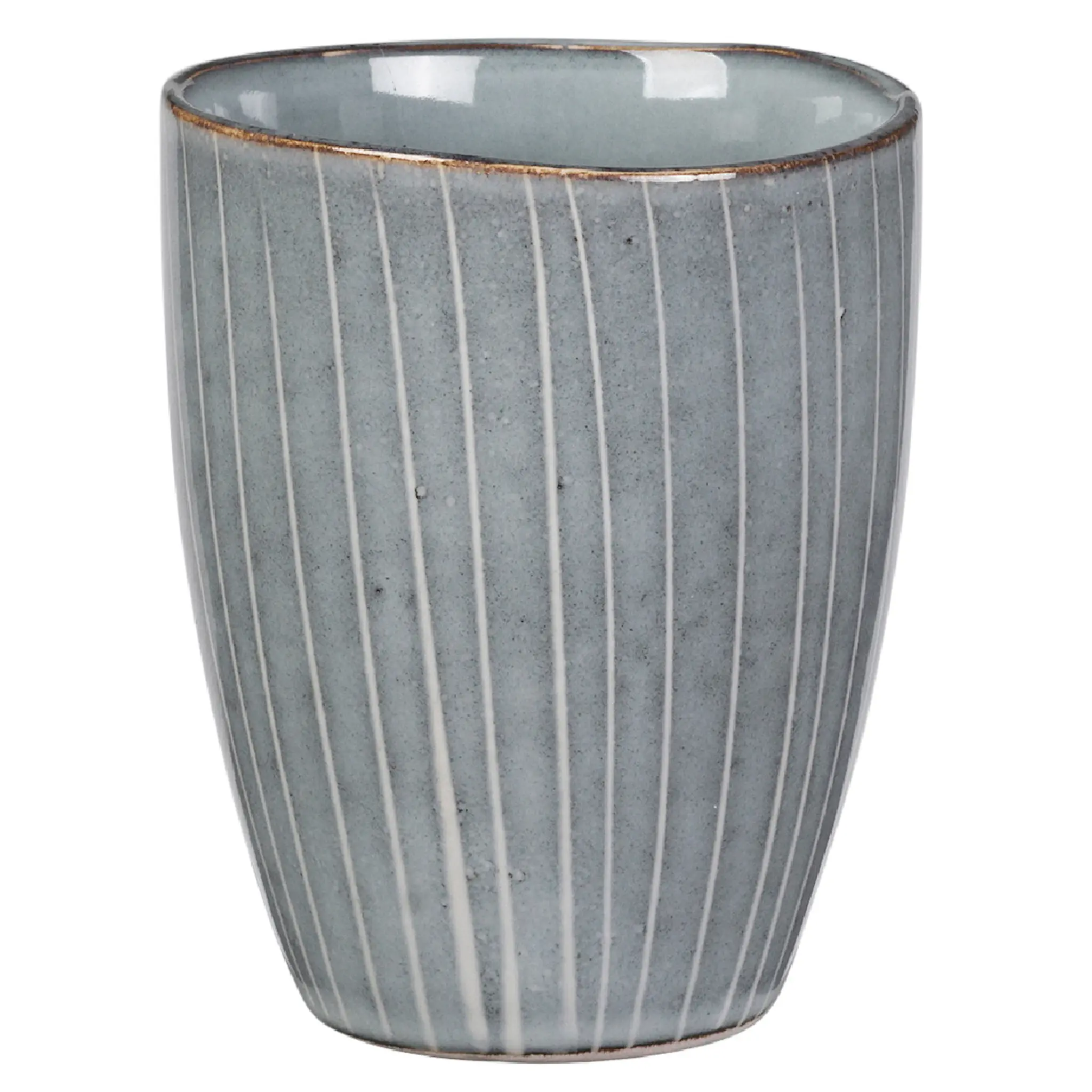 Broste Copenhagen Nordic Sea Mugg utan öra 25 cl Blå