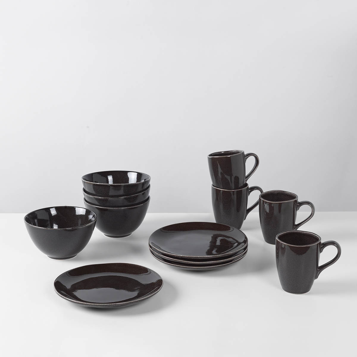 Broste Copenhagen Nordic Coal skål 25 cm svart