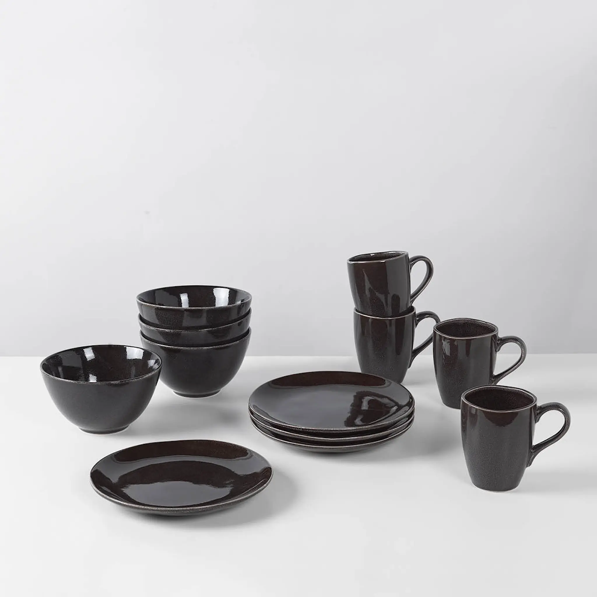 Broste Copenhagen Nordic Coal Skål 25 cm Svart