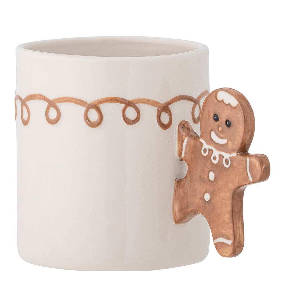 Bloomingville Ginnie mugg 37 cl pepparkaksgubbe