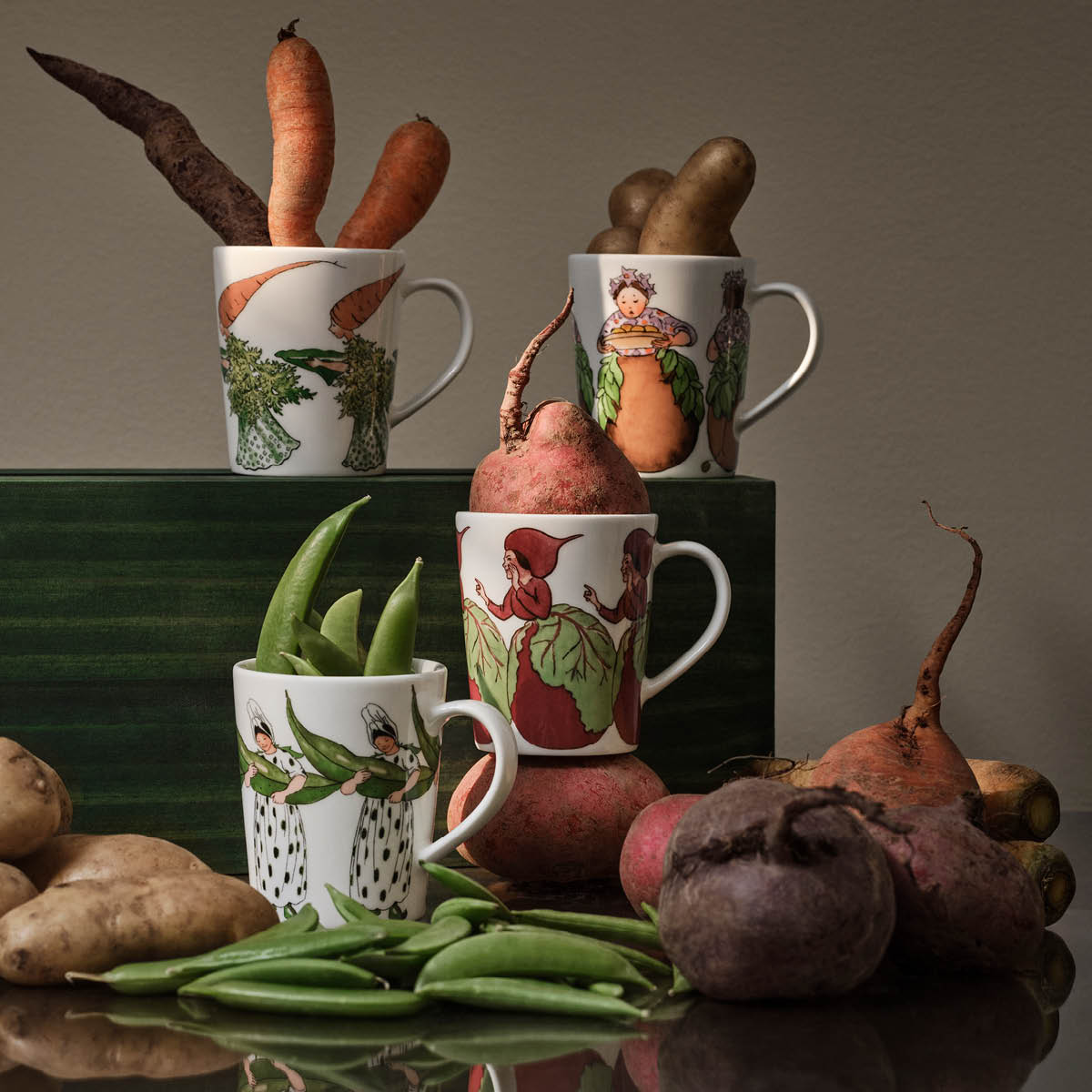 Design House Stockholm Elsa Beskow Muki 28 cl Mrs Beetroot