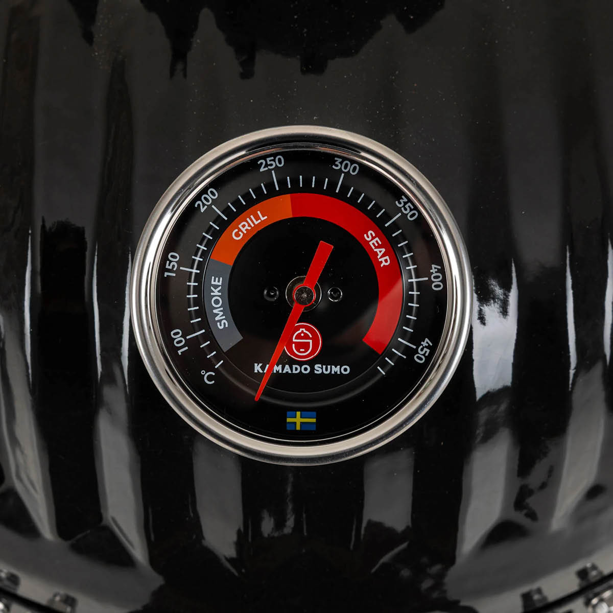Kamado SUMO Kamado Grill Icon Junior hiiligrilli musta
