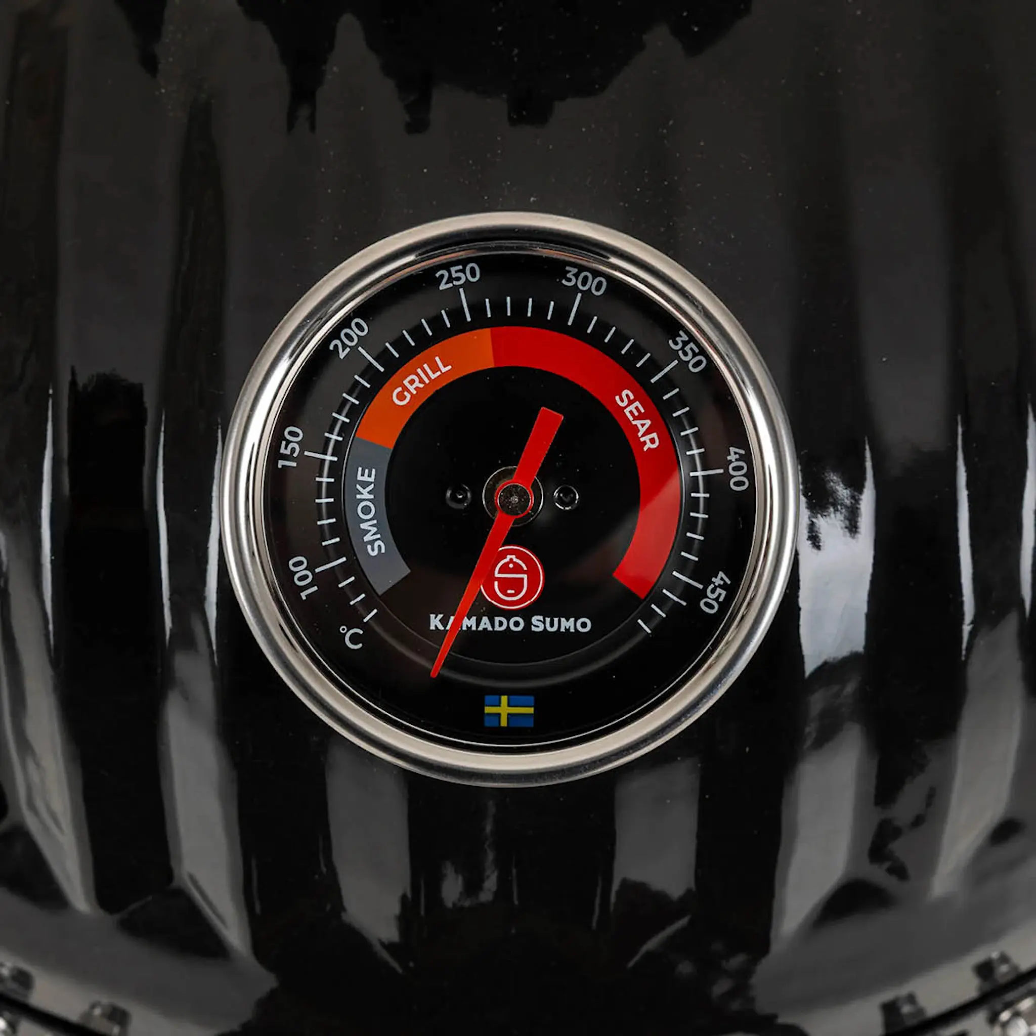 Kamado SUMO Kamado Grill Icon Junior hiiligrilli musta