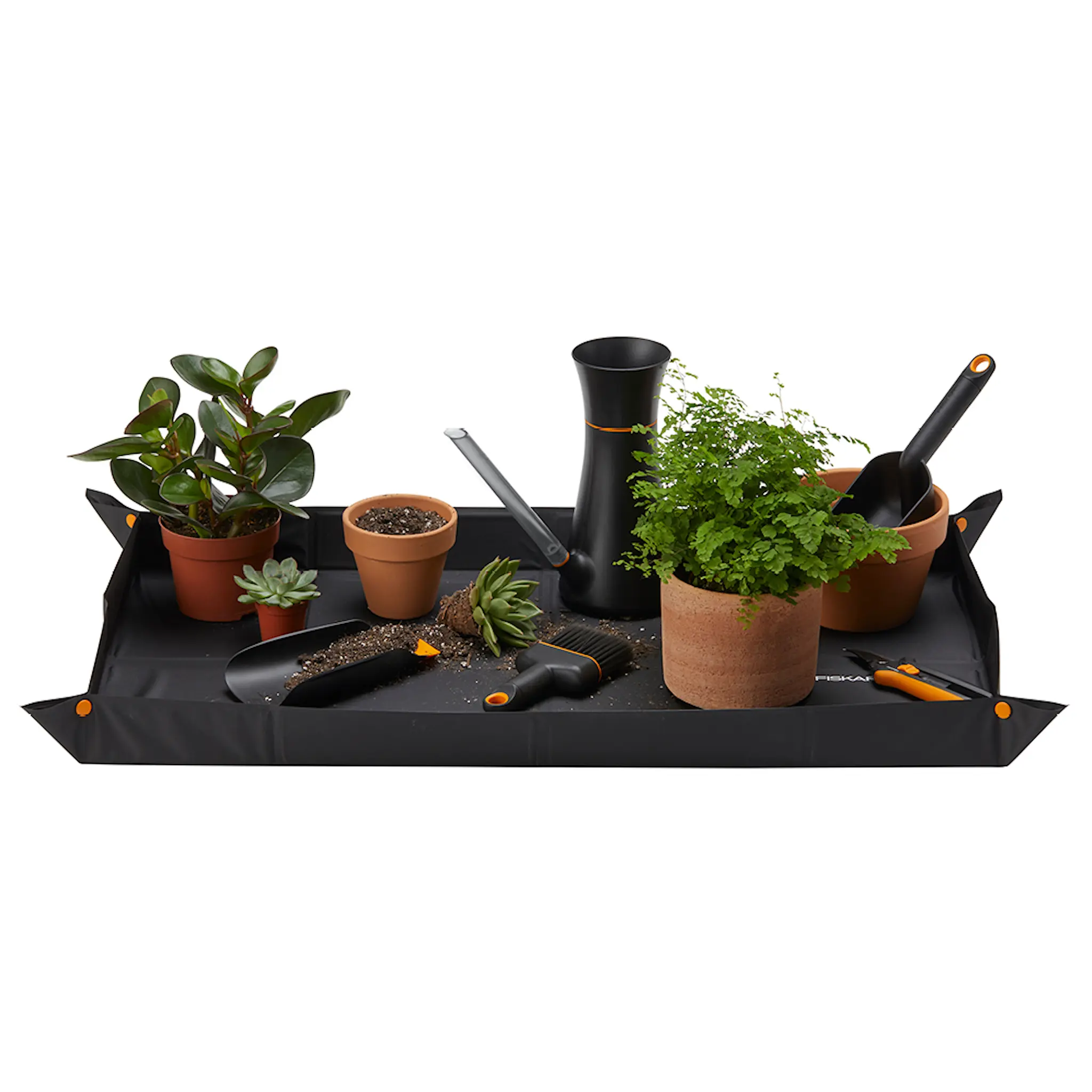 Fiskars Planteringsmatta 82,5x44,5x6 cm svart