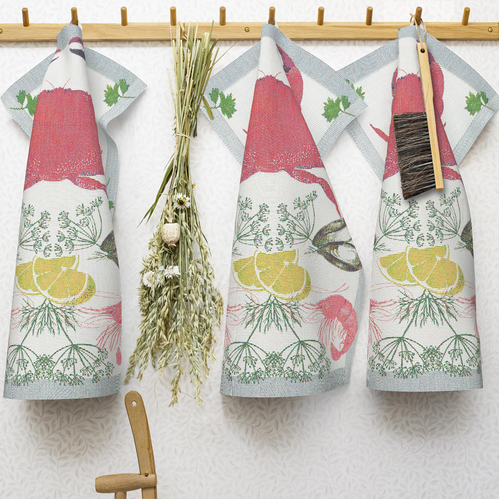 Ekelund Seafood Käsipyyhe 35x50 cm Monivärinen