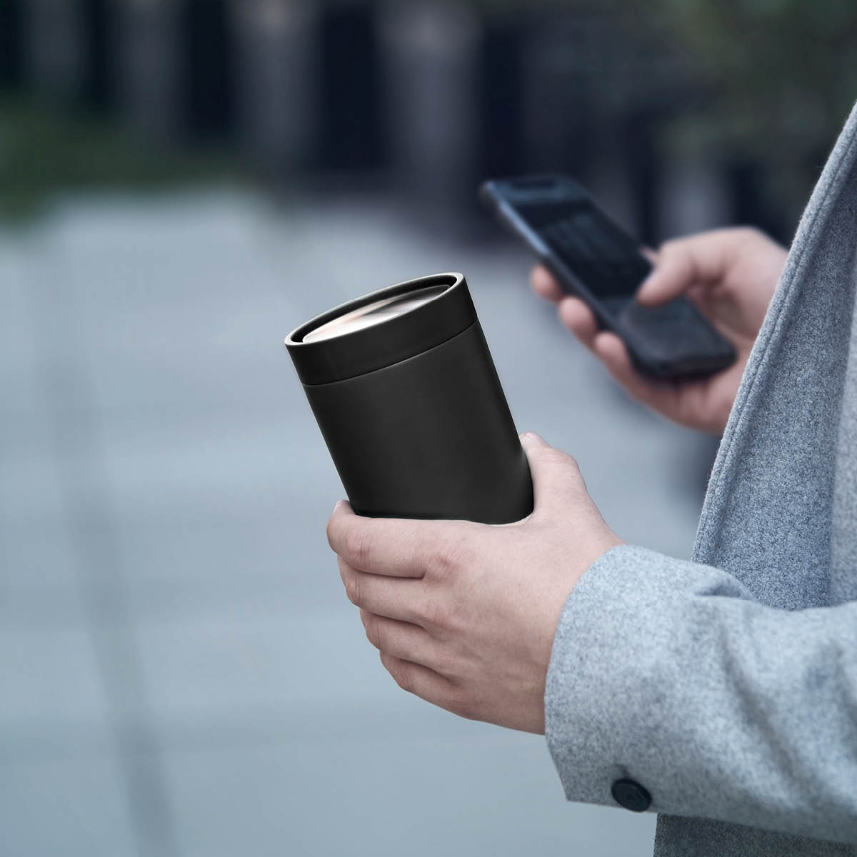 Stelton To Go Click Termosmuki 40 cl Black Metallic