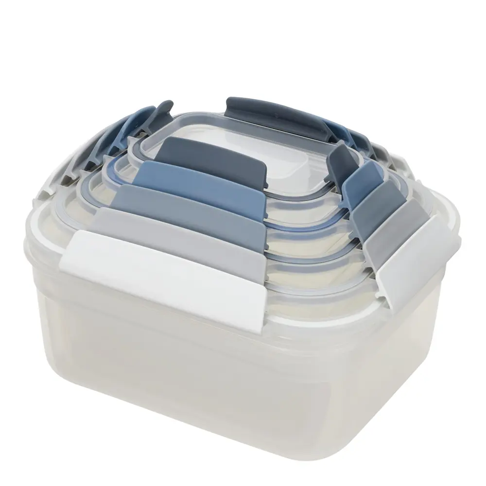 Nest Lock Sky Säilytysrasia 10 osaa Harmaa/Sininen