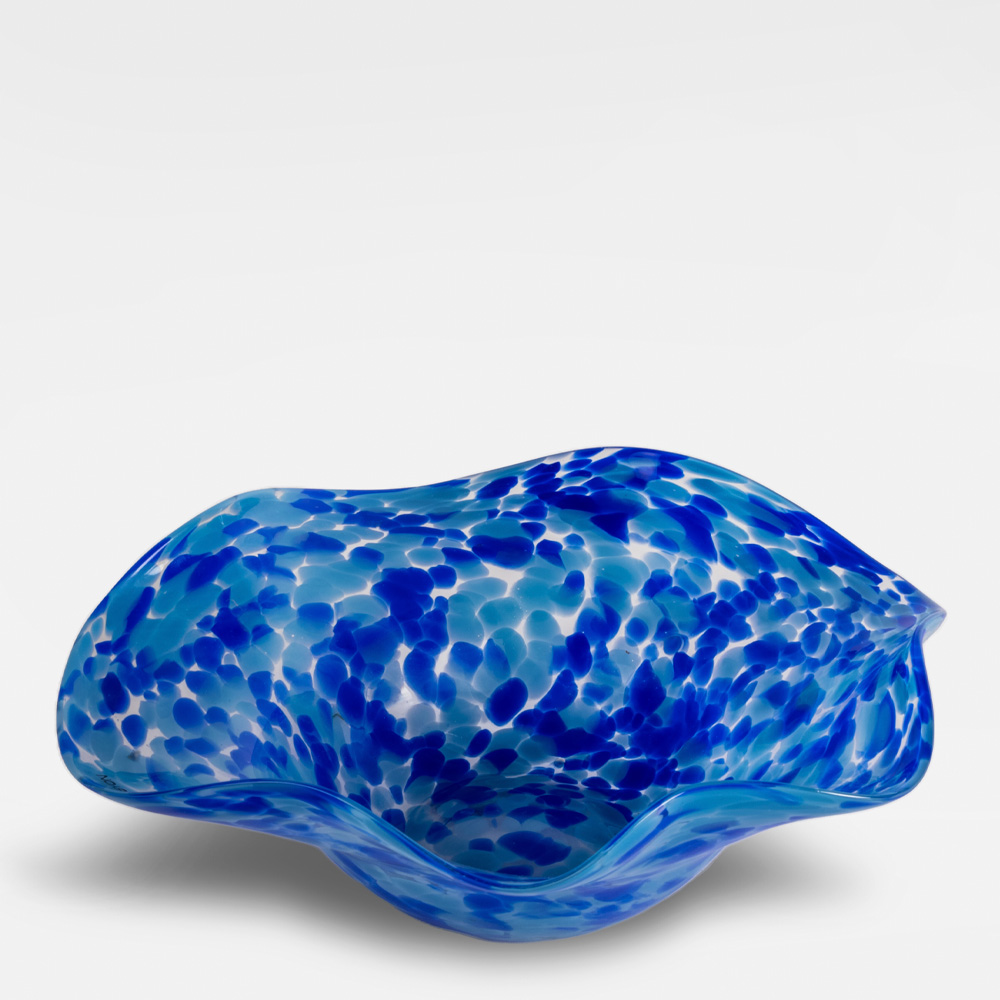 ByOn Cia Skål Böljande 30,5x30,5x11 cm Multi blå