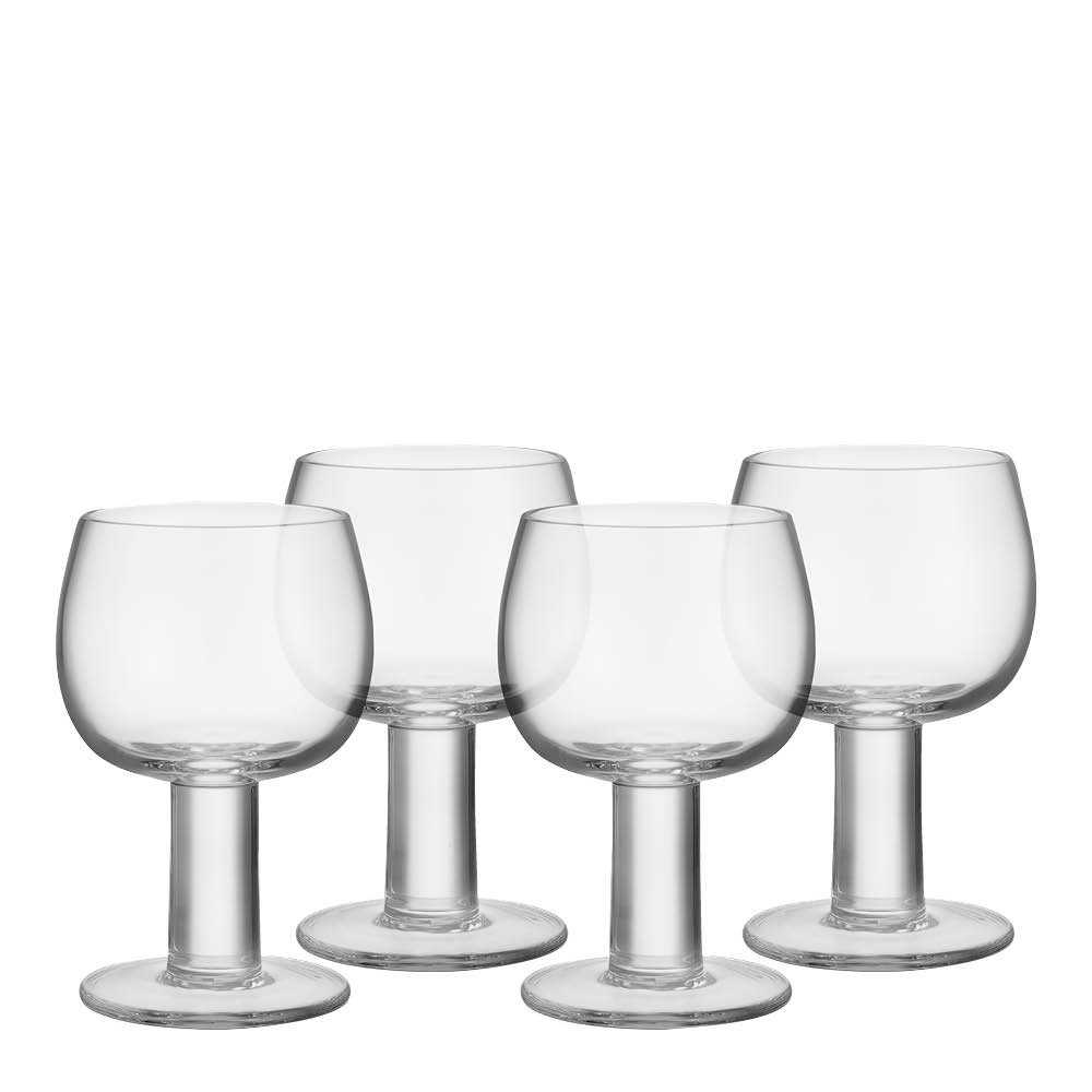 Kosta Boda Fars Glas viinilasi 40 cl 4 kpl värisekoitus