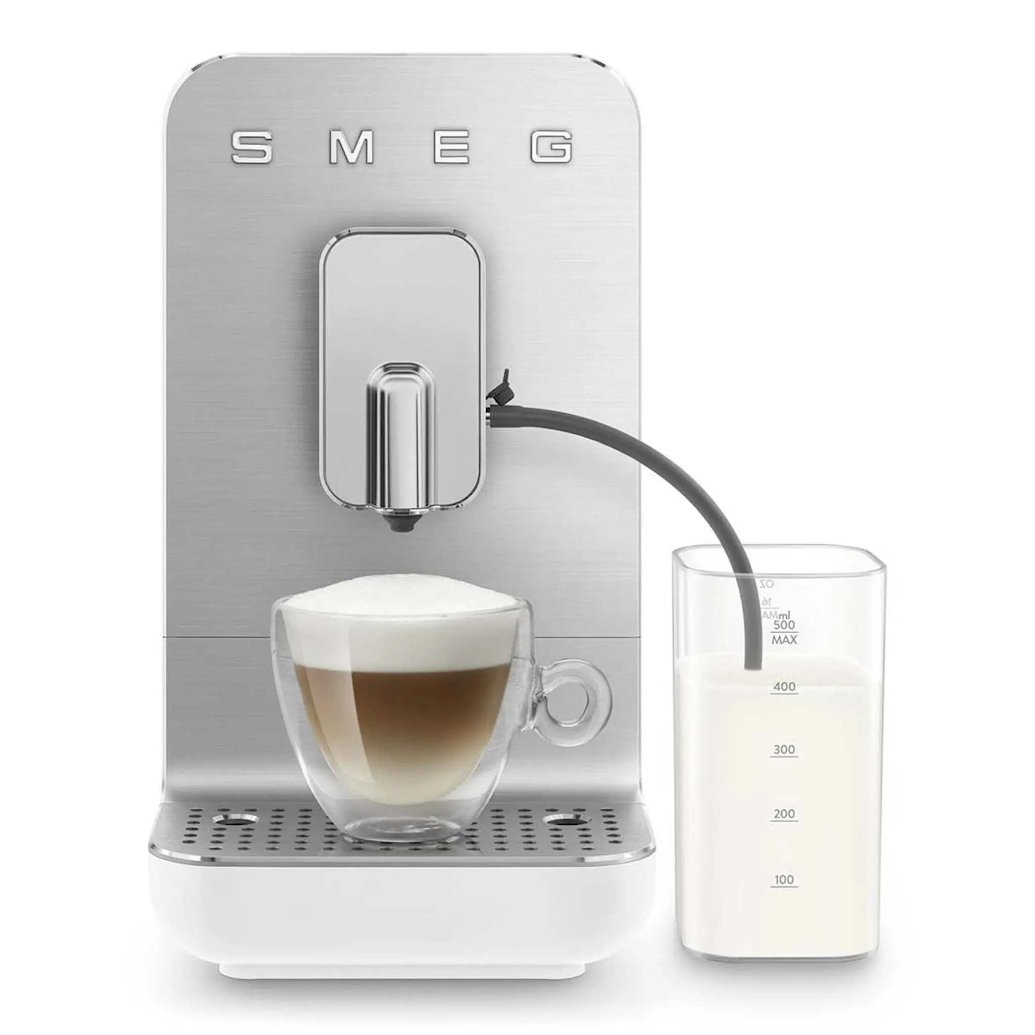 Smeg Smeg Helautomatisk Kaffemaskin BCC11 med mjölkskummare Vit