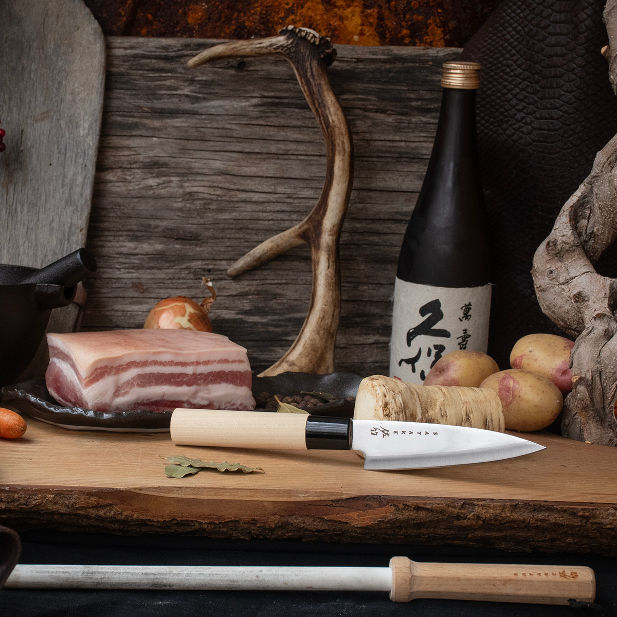 Satake Houcho Skalkniv/Petty 12 cm