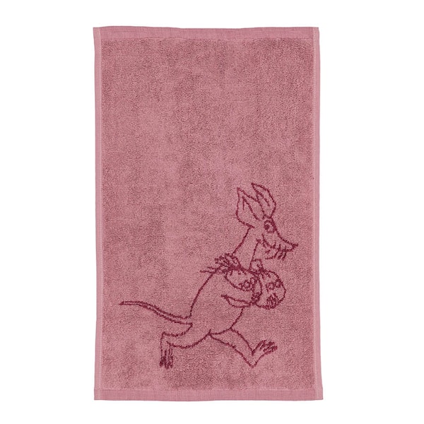 Mumin handduk 30x50 cm Sniff mauve