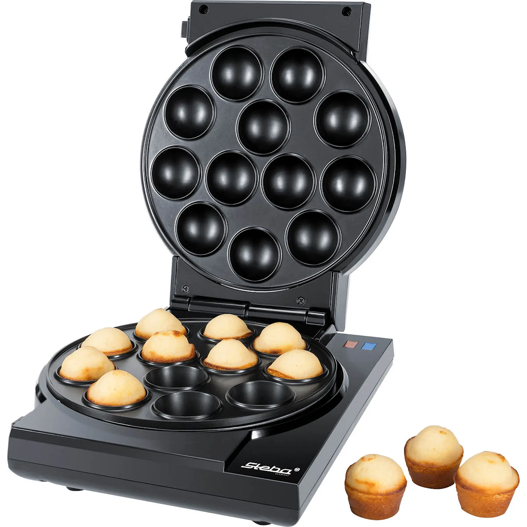 Steba Cupcake-/munkjärn CM3 3in1 svart/stål