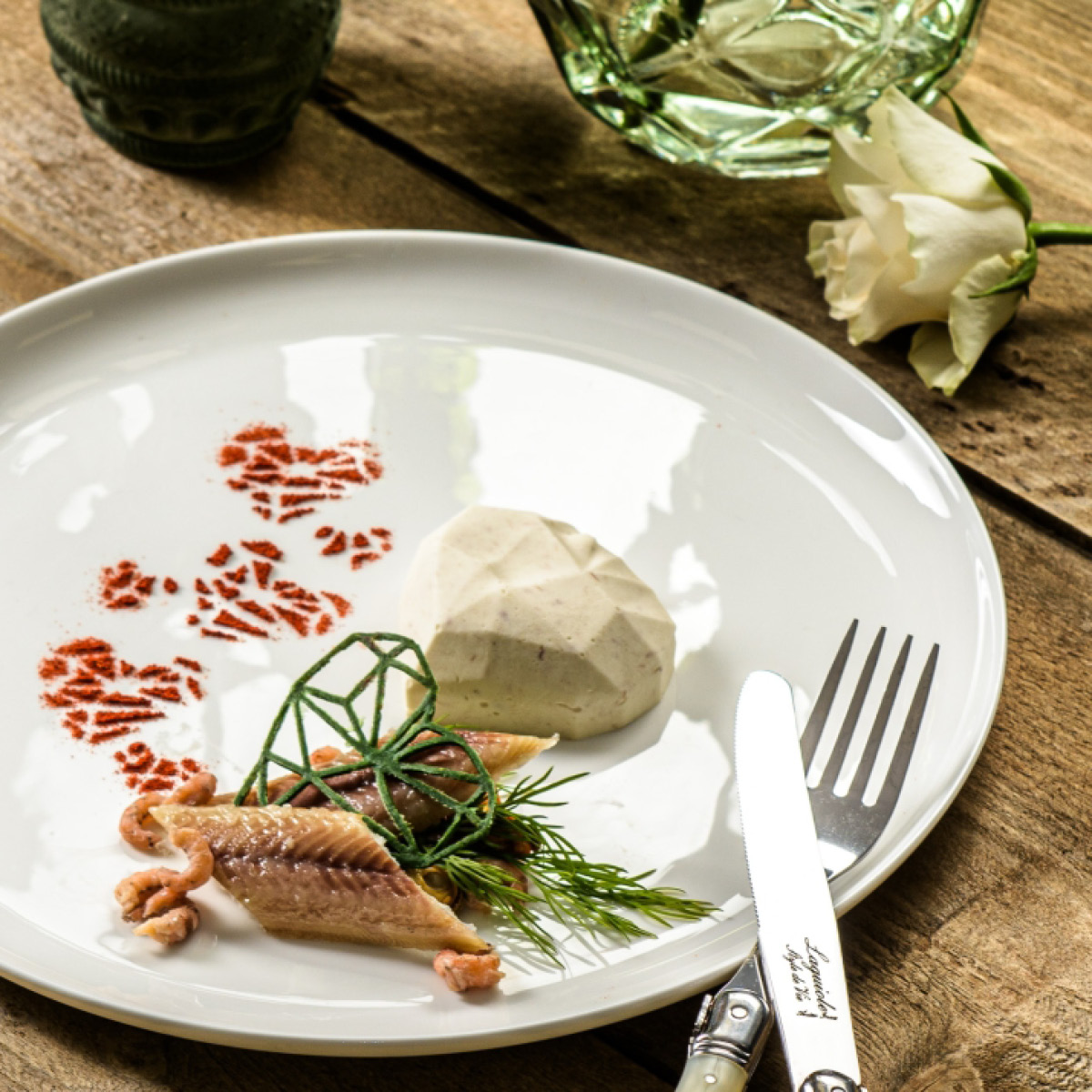 Plate It Silikonform Love At First Bite 3 stk grå/hvit