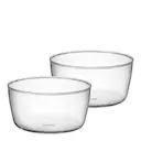 Seria serveringsskål 10x10 cm 2-pack glas