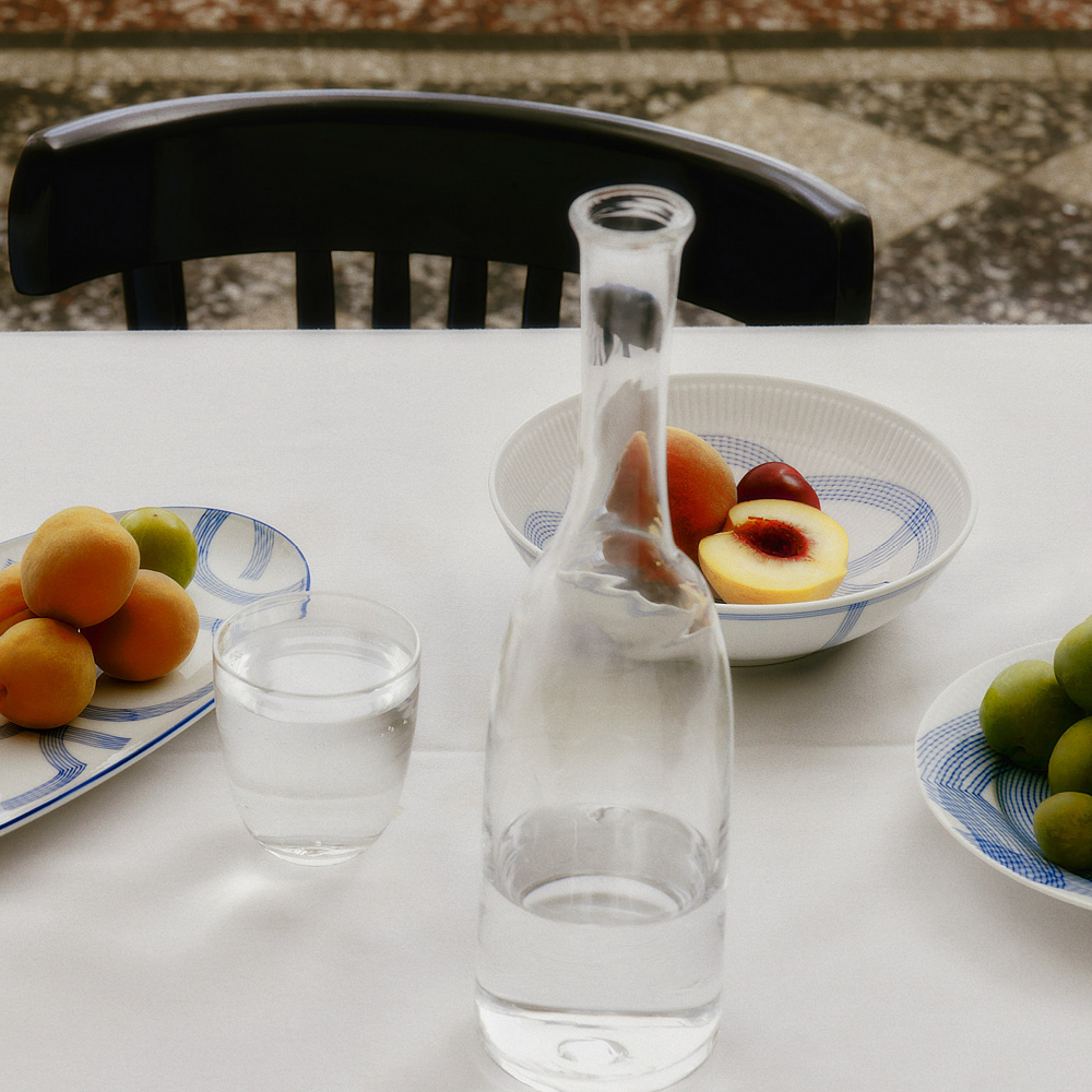 Royal Copenhagen Motif låg skål 21,5 cm blå/vit