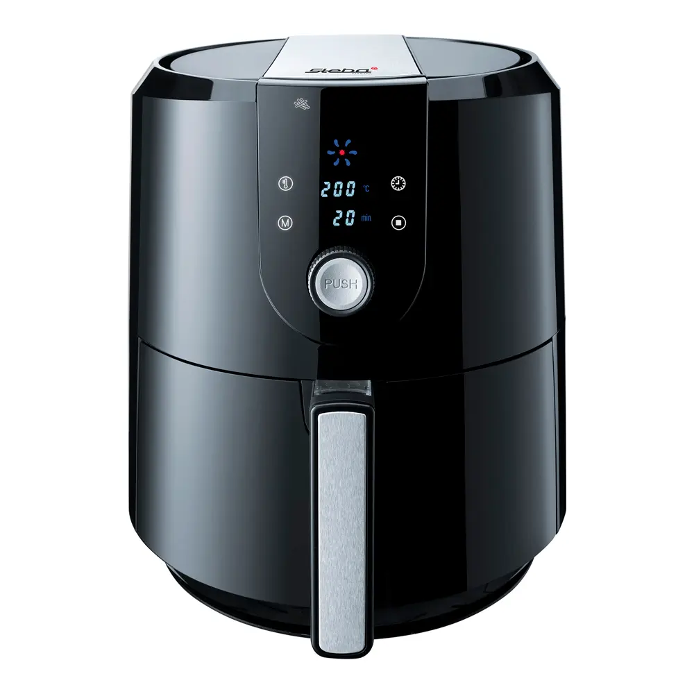 AirFryer XL ajastimella 5,2 L Musta