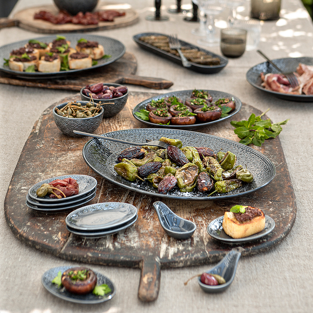 Cult Design Orient Serveringsfat 35x26,5 cm Asfalt