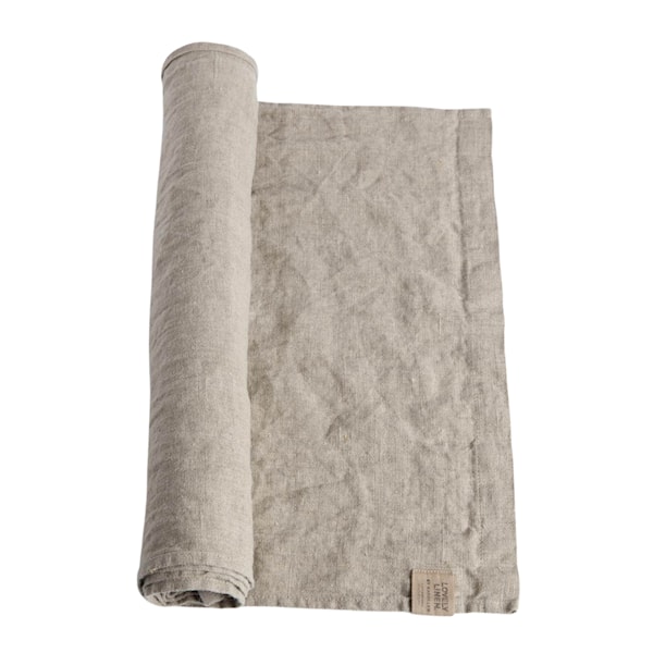 Lovely löpare linne 47x150 cm Natural Beige