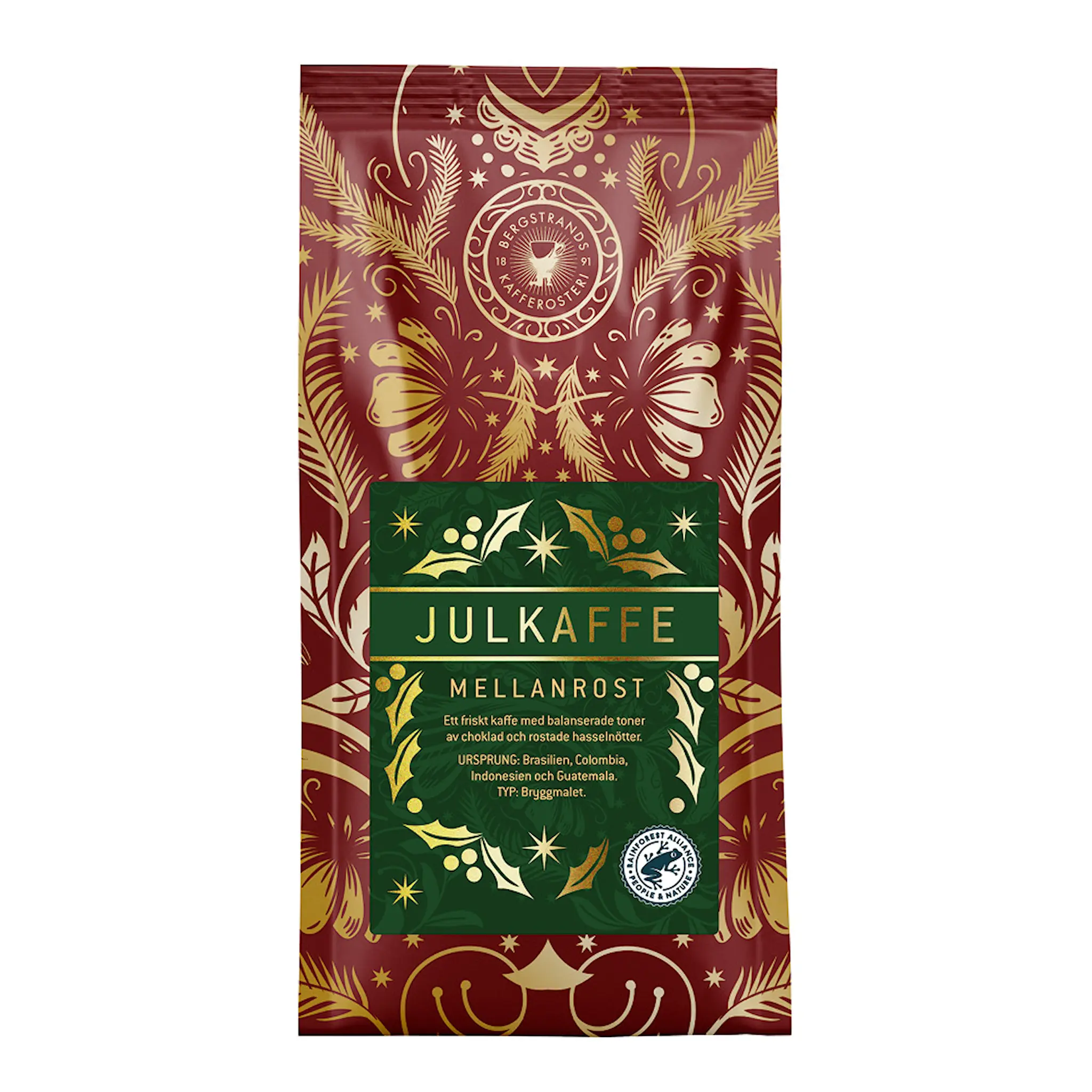 Bergstrands Kafferosteri Julkaffe mellanrost 250g
