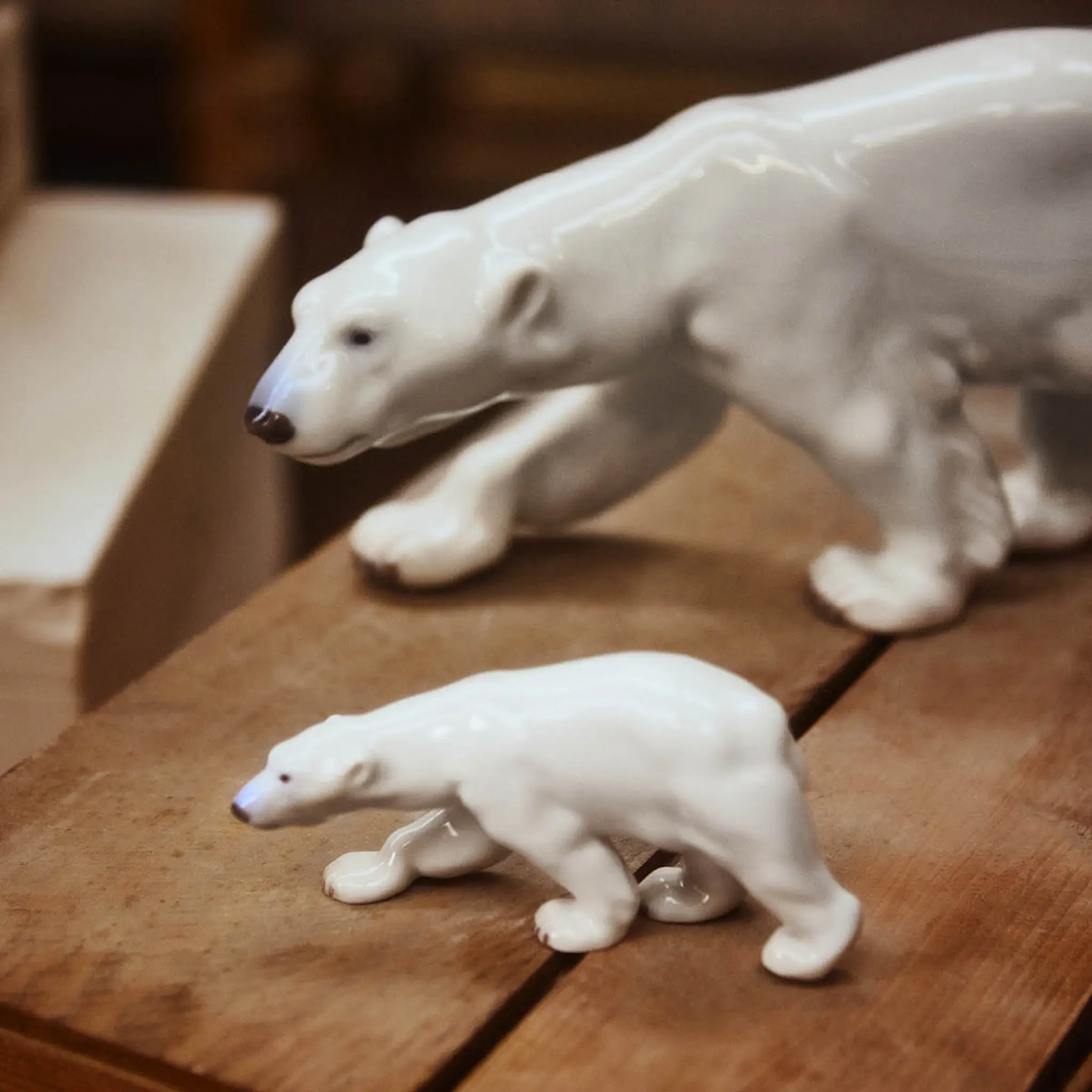 Royal Copenhagen Figurines isbjörn figur 6 cm vit