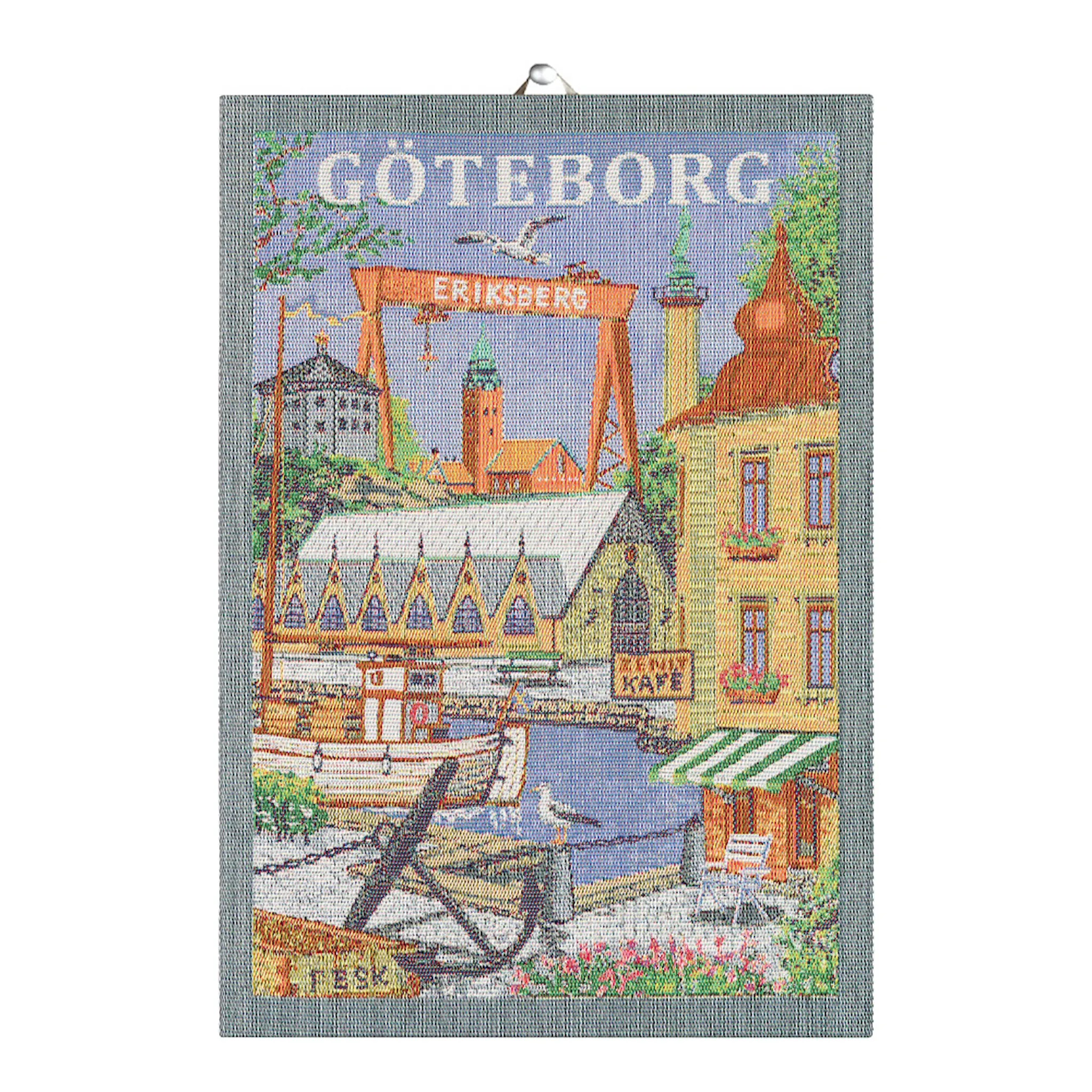 Ekelund Göteborg Kökshandduk 35x50 cm Flerfärgad